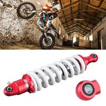 330mm Universal Rear Shock Damper Adjustable Damping for Pit Quad Dirt Bike ATV - Rojo - Ver 7