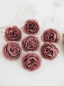Artificial Peony Flowers Simulated Peony Flower Heads With Stems For Wedding Party Decoration Cake Decoration And Home Living Room Table Centerpieces Fake Plants Fall Decor Room Desk Garden Decor Room Decoration Stuff Essential For The Home Essential For Decoration - Multicolor - View 6
