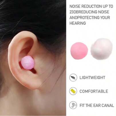 Wax Cotton Earplugs Swimming Ear Plugs Noise Reduction Sleeping Snoring Sound Insulation Hearing Protection Soundproof
