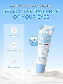 1 Set Moisturizing LAIKOU Milk Glowing Skincare Set ,Milk Radiant Eye Cream 15g & Milk Skin-Softening Serum 17ml& Milk Moisturizing Cream 25g,For Women, Mom, Wife, Sister, Teen, Girl Friend For Travel, Camping, Hiking, Climbing, Outdoor