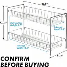 Kitchen Spice TrolleySimpleHouseware 2-Tier Kitchen Counter Organizer Spice Rack ChromeKitchen Spice Trolley - Cromo - Ver 2