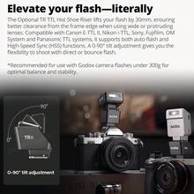Godox IT20 IT22 C/N/S/F HSS TTL 2.4G Wireless Touch Screen Pocket Flash, Compatible With Canon, Nikon, Olympus And Cameras
