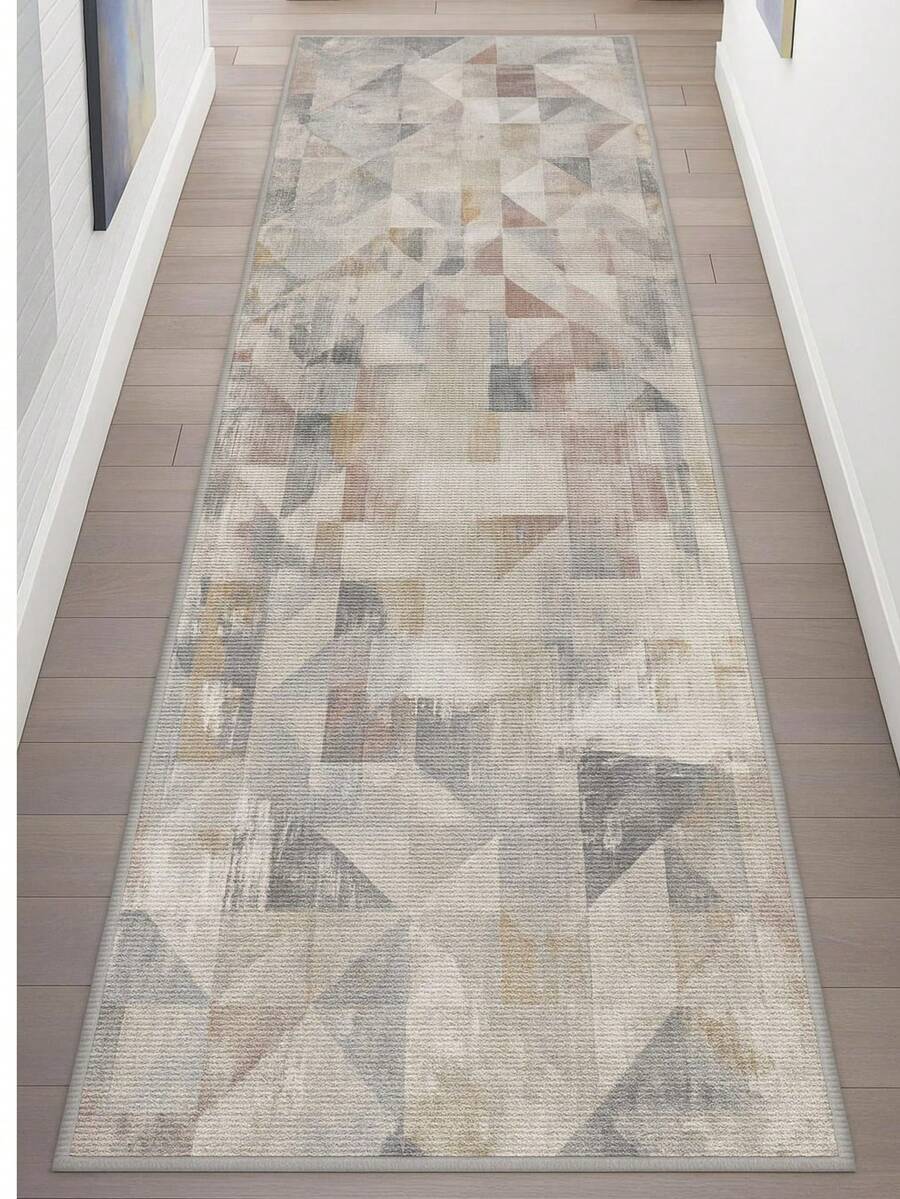 Belgian Cortex Runner Rug 1.80 X 60 Cm Super Soft Anti-Slip Easy To Clean Short Belgian Pile - 薑色 - 查看 1