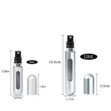 5/10ml Perfume Atomizer Spray Bottle, Single Packaging, Shiny Pink Perfume Bottle Spray Fragrance Pump Atomizer Bottle, Suitable For Travel, Living Room, Bedroom, Bathroom, House Decor, Travel Accessories, Wedding, Party, Birthday, Gifts For Men, Mom, Dad, Friends, New Year, Accessories, Fun Gifts