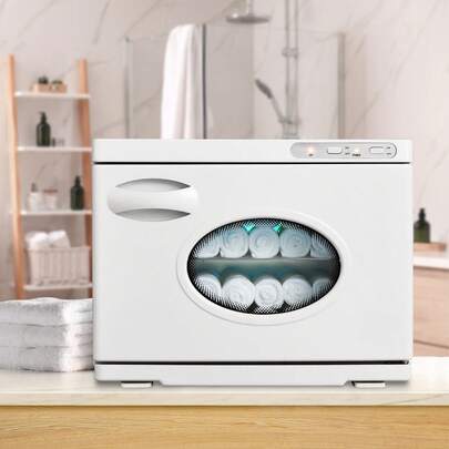 23 L Handtuchwärmer Kompressen Towel Handtuch Wärmer 50–60 Handtücher, Handtuch Hot Cabinet Handtuch Hot Cabinet mit UV-Lampe, Kompressenwärmer Heißhandtuchwärmer 360°-Heizfunktion