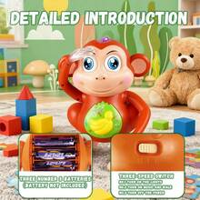 Electric Dancing Monkey Baby, Children's Baby Toys Can Move, Walk Left And Right, Lights, Music Kids Toys, Toddler Toys, Cute Musical And Dancing Monkey Toy, Monkey Musical Dancing Kids Toys, Toys For Ages 2+ - DanceMonkey - 查看 4