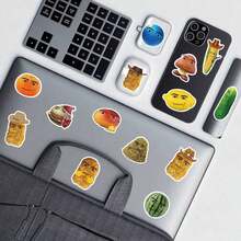 58pcs Face -Winning Smile-Chicken Nugget Meme Stickers - 彩色 - 查看 7