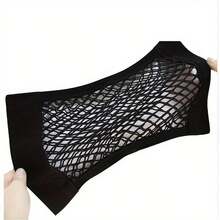 2 Pieces Heavy-Duty Multi-Functional Car Trunk Organizer Set With Elastic Edges And Mesh Storage Net - Suitable For SUVs And Sedan - Tools, Groceries, Ticket Storage - Space-Saving Trunk Protectors, Durable Black Elastic Design With Clear Mesh Panel And Sturdy Frame (No Adhesive/Drilling Required) - Multicolor - View 5