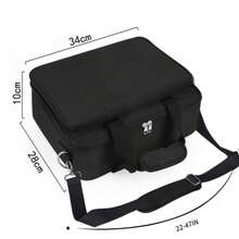 Hairdressing Bag, For Hairdressing Tools, Stylist Travel Bag, Hair Styling Tool Storage Bag, Cosmetic Bag, Large Organizer With Multiple Compartments For Stylists And Barbers, For Scissors, Combs, Brushes And Clips, Lightweight Yet Durable, Functiona - Black - View 6
