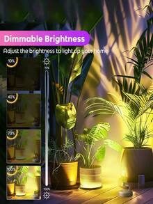 1/2/4pcs Magnetic LED Motion Sensor Light, USB Night Light, Easy To Install In Hallway, Stairs, Bedroom, Kitchen And Office - Multicolor - View 9