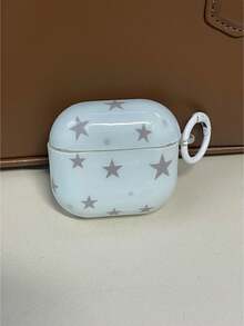 星星韩式别致星空图案 4 款保护壳适用于 Apple Pro 2 无线蓝牙耳机，兼容 3 1/2 全新设计