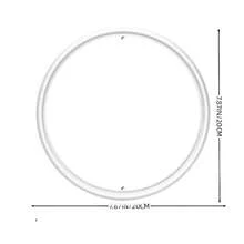 1 件，8x8 英寸标牌，复古凯尔特三曲纹金属墙饰，圆形家居宗教符号牌匾，车库多用途悬挂艺术品，爱尔兰主题装饰，室内使用，无需用电，哥特式墙饰，预钻孔，款式如图所示 - 彩色 - 查看 2