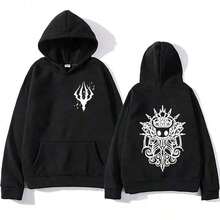Game Hollow Men Hoodie Men Women Casual Fashion Oversized Spring Autunm Pullover Sweatshirt Cosplay Clothes O-Neck Hoodies D8TM - màu đen - Xem 1