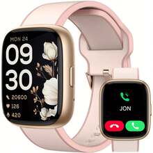 1.83" Smart Watch With Call Function, Unisex, Sleep & Heart Rate Tracking, Remote Camera & Music Control, Compatible With IOS & Android, IP68 Waterproof, 100+ Sports Modes, Over 30 Days Battery Life - Black - View 17