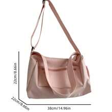 Nowa modna, klasyczna torba klauna w jednolitym kolorze, duża pojemność, kieszeń ze słuchawkami, lekka, przenośna torba na ramię, odpowiednia do podróży na świeżym powietrzu i na krótkie dystanse, torba podróżna, torba podróżna, torba podróżna, wytrzymały organizer podróżny, niezbędne na rejs, niezbędne na wakacje dla mężczyzn i kobiet