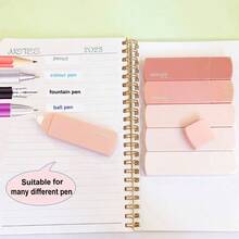 LOPURO White Out Correction Tape 6Pcs Cute White Out Tape For Instant Correction Pastel Color Correction Tape Eraser Easy To Use Applicator For School Office Home Aesthetic Supplies Pink - Hồng - Xem 4
