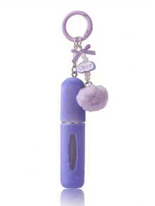 2pcs/1pc 5ml Plush Hanging Perfume Bottle With Transparent Window - Cute Portable Refillable Perfume Dispenser, Suitable For Bags, Adorable Keychain Design, Travel-Friendly, Refillable Perfume, Keychain Accessory, Soft Texture, Bottom Direct Charge High-End Spray Bottle, Gift For Girls, Valentine's Day Gift, Mother's Day Gift, Adult Gift - Multicolor - View 10