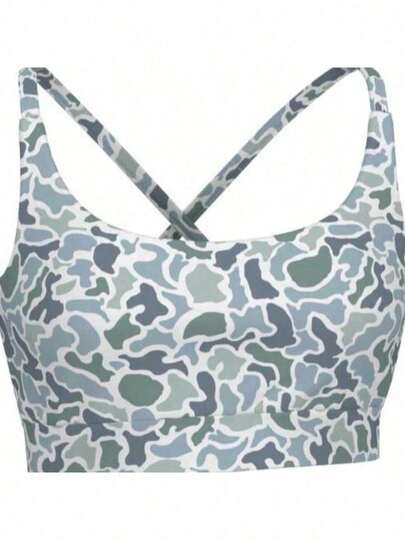 Camo Bra For Women,Sport Bra Top Running Bra For Workout Gym Activewear Yoga Sport Bras For Women