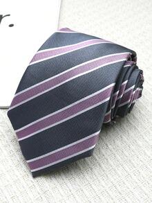 1pc Casual Polyester Striped Elastic Tie For Women, All Season - Multicolor - View 2