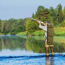 Outdoor Tactical Soft Gun Bag, Shooting Range Rifle Shoulder Bag, Sports Backpack, Fishing Gear Storage Bag, Hunting Carriage Handbag, Large Capacity Dual-Use Tactical Backpack - Màu Khaki - Xem 8