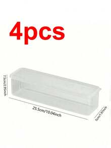 1–10 Pack Airtight Stackable Rectangular Containers – Herb Keeper & Meal Prep Bento Box | Freezer & Microwave Friendly, Lockable Lids | Refrigerator Organizer, Back To School Supplies