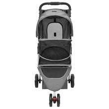 vidaXL Faltbarer Hundewagen Grau 80x46x98 Cm Aus Oxford-Gewebe - Grey - View 4