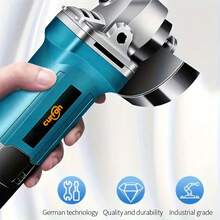 1 Juego, Con Accesorios, Esmeriladora Angular, Afiladora, Máquina Pulidora, Esmeriladora Manual, 110v, Herramienta Eléctrica Industrial, Pulidora De Autos, Juego Completo De Accesorios, Molienda De Metal Y Piedra Con - Tipo de Enchufe A USA (110-127V) - Ver 3