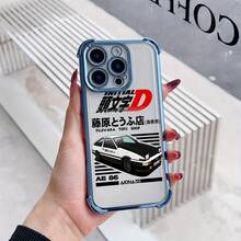 Fundas para 16, 15, 14, 13, 12, 11 Pro, X, XR, XS, 8, Plus - Anime Japonés - Cubierta Trasera Transparente Antigolpes y Suave17  17promax - Azul - Ver 3