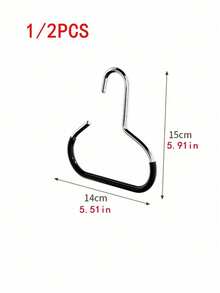 Two Random Color Hat Storage Racks, Dormitory Wardrobe Hanging Hat Racks, Multi-Functional Hat Display Racks. - Black - View 6