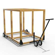 Chicken Coops Wheels Kit - Portable Poultry Tractor Mobilization Steel Chicken Coops Accessories - Set Of 6 Chicken Run Wheels-Chicken Cage Not Included-Patent Pending - 均碼 - 查看 8