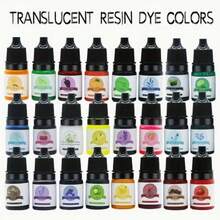 1 juego de 24 colores, 5 ml/botella, esencia de color altamente concentrada, pegamento de resina, pigmento de resina, tóner de resina para pintura artesanal de tinte de resina DIY, Colores Creativos para Manualidades,Agentes de Coloración Suave,Pigmentos de alta calidad,Creadores Hechos a Mano,Entusiastas de las Manualidades. - 24 colores - Ver 2