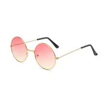 12/8/1pc Retro Round Glasses Set, Metal & Plastic Frame Party Glasses, No Power Fancy Dress Eyewear For Events & Celebrations - Multicolor - View 11