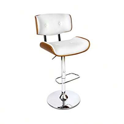 Bar Stools Stool Adjustable Kitchen Swivel Counter Barstools Dining Chair Chairs Gas White Leather In 64-85cm Seat Height Floor Set For Home Bar Dining Room Cafe Outdoor Indoor
