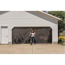 Brand Hands-Free Magnetic Double Garage Door Screen, Black, 84 X 192 Inches{Inchsize_nameinch:InchDoubleGarageDoorinch,Inchstyleinch:InchDoubleGarageDoorinch} - DoubleGarageDoor - View 1