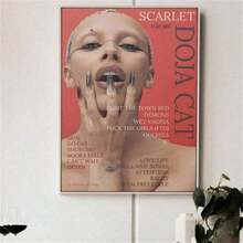 1 件流行音乐主题墙面艺术帆布海报，嘻哈说唱房间装饰，Amara 海报，专辑封面墙面艺术，美学粉丝礼物，音乐爱好者，墙面装饰，现代简约风格海报，客厅和房间装饰，浴室装饰，理想礼物，无框 - 彩色 - 查看 7