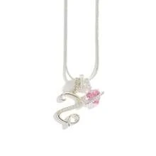 1pc Minimalist Cubic Zirconia Heart Pendant Initial Necklace, Customized Simple Letter Name Necklace, Stainless Steel Personalized Initial Pendant For Women, Ideal Gift For Girlfriend, Mom, Family, Friend, Daughter, Anniversary, Valentine's Day, Mother's Day, Birthday, Graduation, Daily Wear, Wedding, Party, Gold, Stylish, Colorful