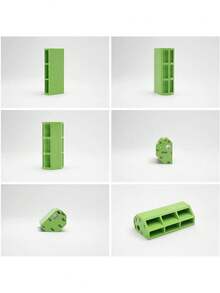 多功能划线工具，木工工具，铅笔划线工具，多维木工涂鸦标记划线工具 - 綠色 - 查看 5