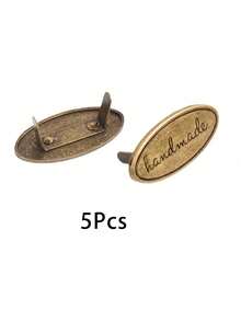 2-5件DIY手工包袋五金配件、装饰板、行李箱Logo扣 - 彩色 - 查看 10