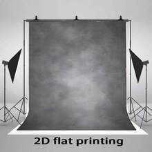 Gray Gradient Vintage Abstract Texture, Suitable For Portrait Photography Studio Props, Portrait Photography Banners, Vinyl Material - Dark Grey - View 2