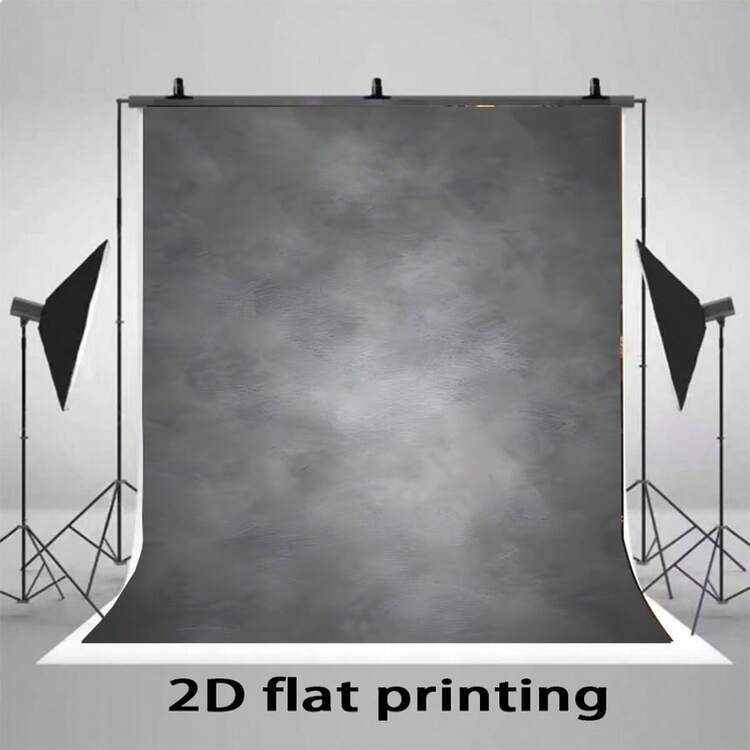 Gray Gradient Vintage Abstract Texture Suitable For Portrait Photography Studio Props Portrait Photography Banner Vinyl - Dark Grey - View 2