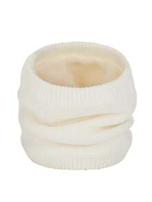 1pc Men's Simple & Convenient Knitted Neck Warmer, Soft & Stretchy Warm & Comfortable Scarf, Suitable For Winter Daily Outdoor Activities, Hiking