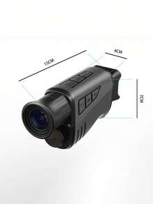 KLZO-ABS Night Vision Monocular  - 10x 40mm IR Night Vision, 16x Digital Zoom, 1.54-Inch HD Display, Ideal For Hunting, Camping, Wildlife Observation, Security Monitoring, Adventure Photography | Stylish Monocular Design | Portable Night Vision With 32GB Card And USB-C Charging - LY001 - 查看 10