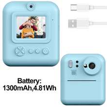 Kids Instant Print Camera, Instant Print Camera For Kids, Gift For Boys And Girls Aged 6-12, Digital Camera For Children, Camera Set, Christmas, Birthday And New Year Gift For Kids, Photography Camera Toy Suitable For 3-9 Years Old Toddlers - Multicolor - View 12