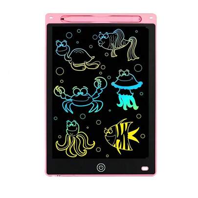 Tableta LCD reutilizable de 8.5 pulgadas y pizarra de dibujo - Colorido bloc de notas para garabatear de niños, tableta gráfica digital, pizarra de escritura a mano - Juguete de arte electrónico borrable, adecuado para adolescentes, colores surtidos (rosa, azul, etc.), regalo perfecto para Pascua, Halloween, Navidad y temporada de regreso a clases