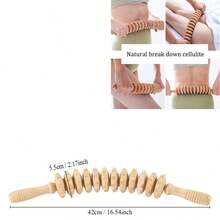 SilvaLex Wooden Massage Tool, Full Body Massager, Hand Massager, Leg Massager, Shoulder Massager, Shoulder & Neck Massage Tool, Face Massager, Back Massager, Waist Massager, Suitable For Home Use, Can Be Given As Holiday Gifts To Family, Friends, Classmates, And Parents - Apricot - View 10
