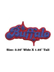 1PC Los Angeles Sparkle Script Patch White/Blue Baseball Sports Embroidered Iron On