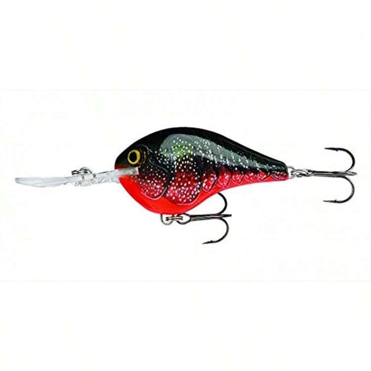 Crankbait de la serie DT (Dives-To) de Rapala Ike's Custom Ink - Anzuelo - Cangrejo rojo - Añade 2
