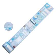 1 Roll Textured Paper Washi Tape, Vintage Patterned Decorative Tape For Scrapbooking, Journaling, DIY Crafts - Multicolor - View 16