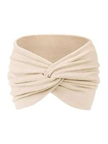 4 peças/Conjunto Faixa Elástica Larga de Moda para Ioga, Faixas de Cabeça Absorventes de Suor Elásticas para Fitness, Faixas de Cabeça Largas Elásticas e Absorventes de Suor para Ioga, Fitness, Corrida, Esportes ao Ar Livre - Multicolorido 4 - Visão 16