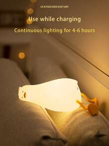 1 قطعة مصباح ديكوري، مبيعات الأفضل جديد، ضوء نوم بطة جميلة، قابل للشحن عبر USB، 3 مستويات سطوع، مناسب لديكور الغرفة، ديكور العطلات، عيد الميلاد، إضاءة رومانسية، متعدد الاستخدامات للغرفة المعيشية والنوم والحمام والسفر والزفاف والحفلات وعيد الميلاد، هدية للرجال والأمهات والآباء والأصدقاء المقربين والمعلمين وعام جديد، يأتي مع كابل الشحن